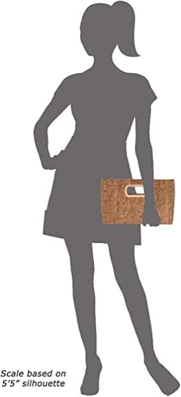 Cork top handle handbag